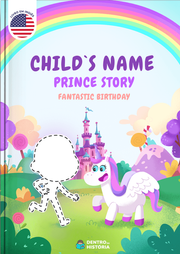 Capa do livro personalizado de Fantastic Birthday Princess