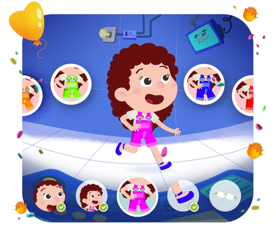 Personalização do protagonista na história personalizada do Dentro da História