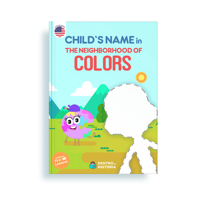 Capa do livro personalizado do First Lessons - Colors
