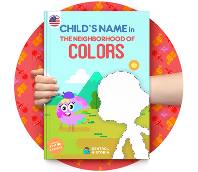 Cena do livro Personalizado do livro First Lessons - Colors
