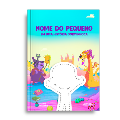 Capa do livro personalizado do Uma História Dorminhoca