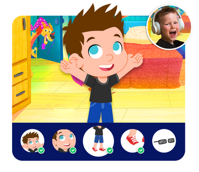 Personalização do protagonista na história personalizada do Universo Encantado