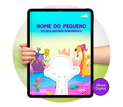 Cena do livro Personalizado do livro Uma História Dorminhoca