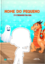 Capa do livro personalizado O Dragão da Lua