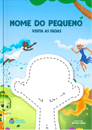 Capa do livro personalizado Visita das Fadas