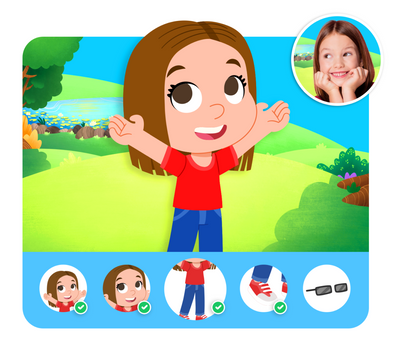 Personalização do protagonista na história personalizada do Universo Encantado