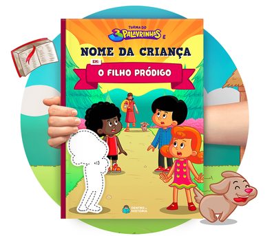 Cena do livro Personalizado do livro O Filho Pródigo