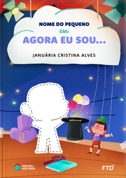 Capa do livro personalizado do Agora Sou
