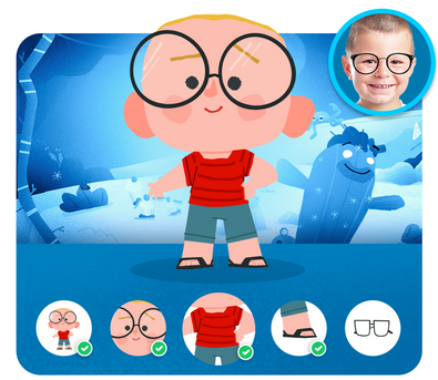 Personalização do protagonista na história personalizada do FTD Educação