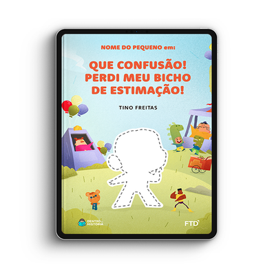 Capa do livro personalizado do Que Confusão