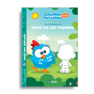 Capa do livro personalizado do Hora dos Sentidos