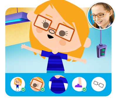 Personalização do protagonista na história personalizada do Quando Eu Crescer