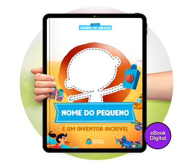 Cena do livro Personalizado do livro Um Inventor Incrível