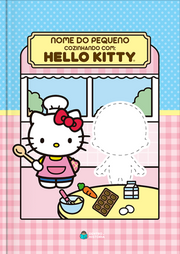 Capa do livro personalizado do Cozinhando com a Hello Kitty