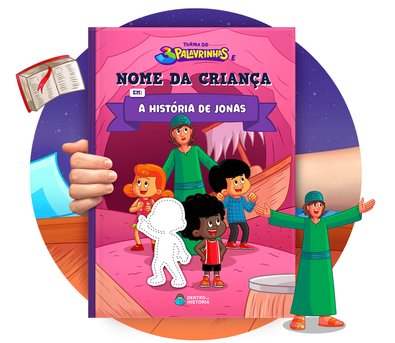 Cena do livro Personalizado do livro A História de Jonas Cena do livro Personalizado do livro A História de Jonas
