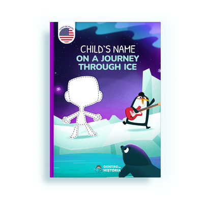 Capa do livro personalizado do A Journey Through Ice