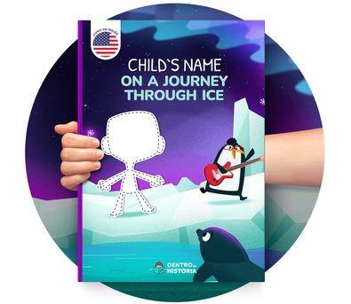 Cena do livro Personalizado do livro A Journey Through Ice