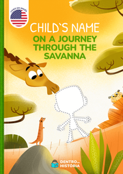 Capa do livro personalizado de A Journey Through the Savannah!