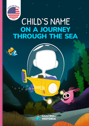 Capa do livro personalizado de A Journey Through the Sea
