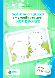 Capa do livro personalizado Amo Muito Meu Avô