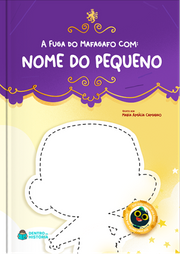 Capa do livro personalizado A Fuga do Mafagafo