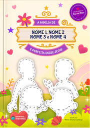 Capa do livro personalizado Minha Família é Perfeita Desse Jeito