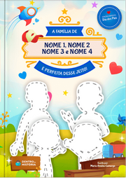 Capa do livro personalizado Minha Família é Perfeita Desse Jeito