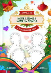 Capa do livro personalizado Minha Família é Perfeita