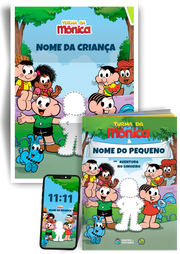 Capa do livro personalizado Monica Aventura Limoeiro