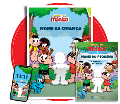 Cena do livro Personalizado do livro Combo Aventura Limoeiro