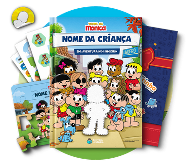 Cena do livro Personalizado do livro Kit Aventura  no Limoeiro