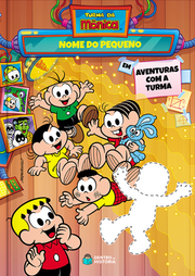 Capa do livro personalizado da Turma da Mônica - Aventuras com a Turma