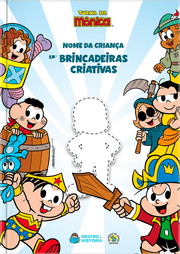 Capa do livro personalizado da Turma da Mônica - Brincadeiras Criativas