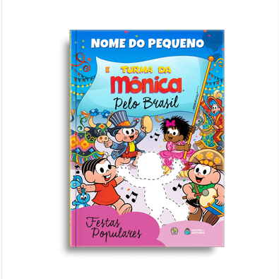 Capa do livro personalizado do Festas Populares