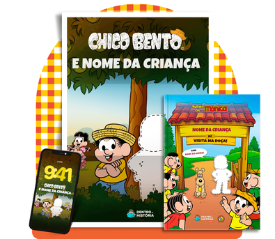 Cena do livro Personalizado do livro Combo Maravioso