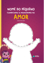 Capa do livro personalizado de Monstrinho do Amor