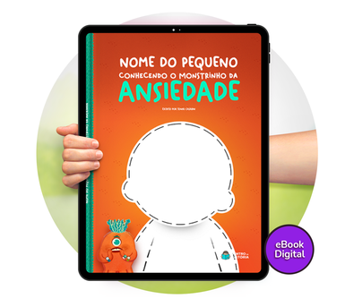 Cena do livro Personalizado do livro O Monstrinho da Ansiedade