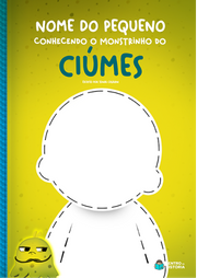 Capa do livro personalizado do Monstrinho do Ciúme