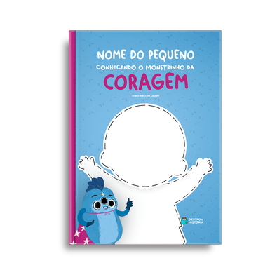 Capa do livro Monstrinho da Coragem Capa do livro Monstrinho da Coragem