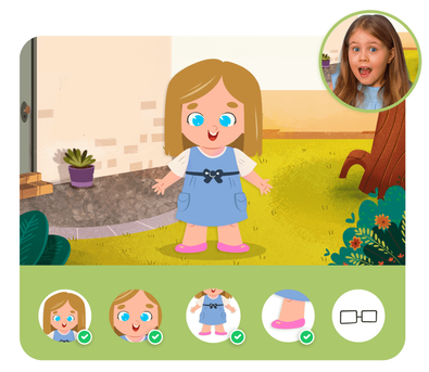 Personalização do protagonista na história personalizada do Dentro da História Personalização do protagonista na história personalizada do Dentro da História