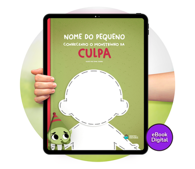 Cena do livro Personalizado do livro O Monstrinho da Culpa
