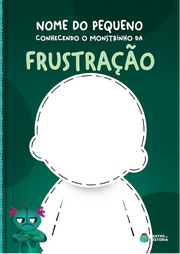 Capa do livro personalizado do Monstrinho da Frustração