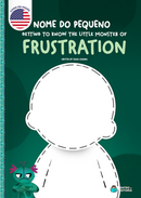 Capa do livro personalizado do Monstrinho da Frustração