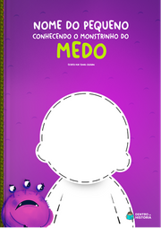 Capa do livro personalizado do Monstrinho do Medo