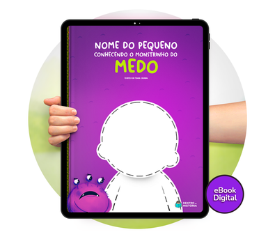 Cena do livro Personalizado do livro O Monstrinho do Medo
