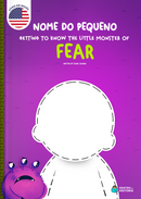 Capa do livro personalizado do Monstrinho do Medo