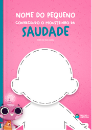 Capa do livro personalizado de Monstrinho da Saudade