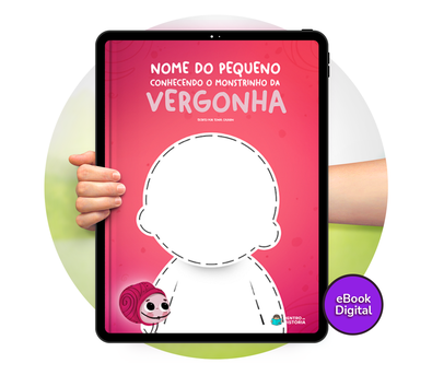 Cena do livro Personalizado do livro O Monstrinho da Vergonha