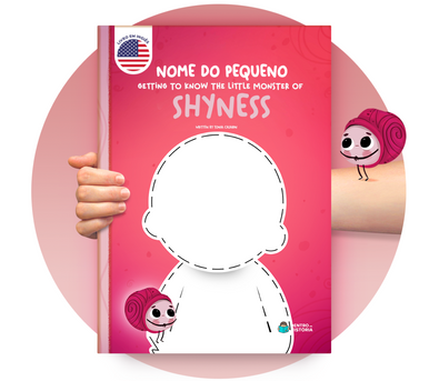 Cena do livro Personalizado do livro 🇺🇸  Monstrinho da Vergonha