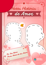 Capa do ebook personalizado Nossa história de amor
